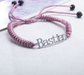 Custom Name Rope Bracelet – Personalized Braided Cord Bracelet with Engraved Nameplate – Adjustable Handmade Gift for Men, Women & Couples